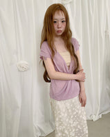 BELL DRAPE WRAP T-SHIRT