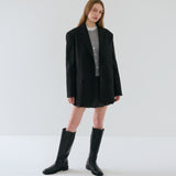 Over-sized Tailored Jacket_Black