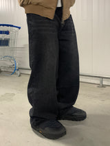 [1+1] ブカヨワイドデニムパンツ