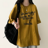 リブレタリングボクシーフィット半袖Tシャツ