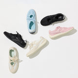Nudge Lace Up Sneakers - Beige