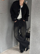 [4SEASON] Flare washing denim pants(2color)