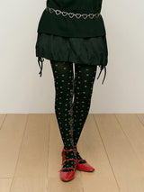 COLLECTION SUEDE PUMPKIN SKIRT [CHARCOAL]