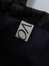 Flower Ribbon Shoulder Bag_Black