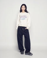 25FW WOMAN AC ベアキャンディクロップスウェットシャツ クリーム