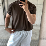ヘンデスファーストマッスルフィットアイスバントショートスリーブTシャツ