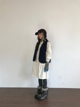 ローキーシャツドレス (2color)