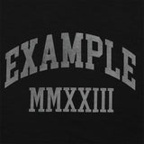 EXAMPLE アーチロゴスラブビッグシルエット半袖Tシャツ