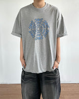 タイムプリントショーツスリーブTシャツ