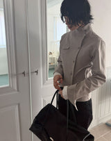 UNBAL HIGH-NECK JACKET