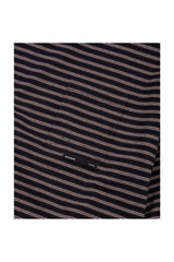 (BASE) STRIPE POCKET LONG SLEEVE (NAVY)