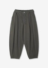 Wベルトピンタックバルーンパンツ