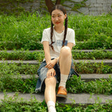 (w) スタンプクロップTシャツ / Off White