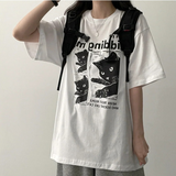 ブリングキャットボクシーフィットショートスリーブTシャツ