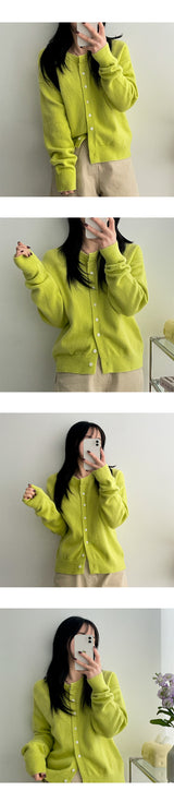 Roche snap knit cardigan