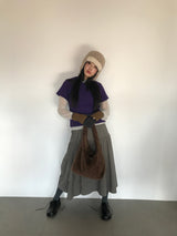 [MD Pick]ベイスリットカットアウトTシャツ (5color)