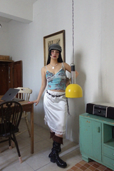 BOHO WOOD BEADS STRING BELT (IVORY, BLACK 2COLORS!)