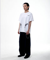 アーカイブリボルバーTシャツ-WHITE