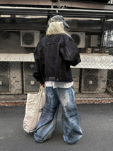 Dirty Black Jacket Jean
