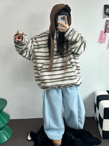 ボスサイズフリーススナップロングパンツ 🧸🩵🤍6カラー