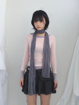 vintage knit lace skirt