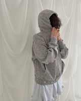 Blooming Hoddie Zip Up