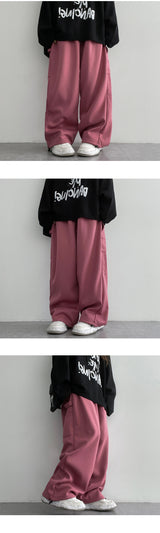Soru Thick Pocket Carpenter Banding Wide Pants