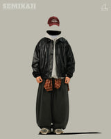 [SEMADE] Plain Line Overfit Hoody