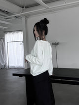 minimal basic knit cardigan (2color)
