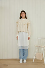 PETITE V-FRILL WIND BREAKER