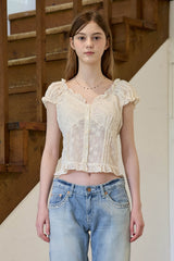 DAISY FRILL BLOUSE