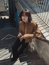 Jeep Biker Suede Jacket