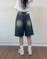 ADYダメージバミューダショートパンツ2C