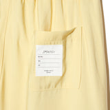 バンブーカーゴハーフパンツ / BAMBOO CARGO HALF PANTS-LEMON
