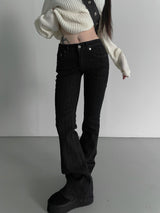 solitude striped bootcut