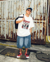 ADU CARGO BERMUDA DENIM PANTS