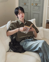 ロイブピッグジッパー半袖Tシャツ