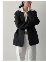 [wool90%] ヘヴィーウールオーバーフィットジャケット