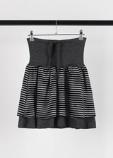 STIRIPE HOOL SKIRT