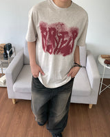 スプレープリンティドTシャツ
