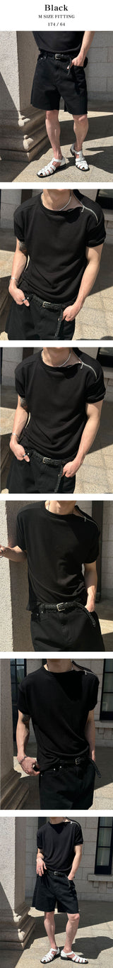 [S/S] ラフカッティングショートデニムパンツ(2color)