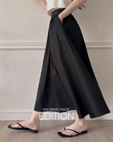 [MADE] Raff Shirring Long Skirt