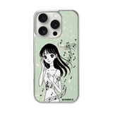 silver bumper) black 'Miu' case - melon
