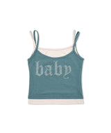 baby doll layered top (3colors)