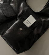 Rowan Two-Pocket Leather Big Shoulder Bag (3 Colors)