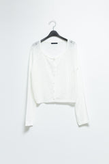 punching knit cardigan(3colors)