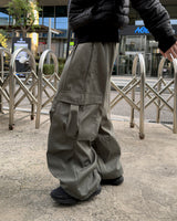 パラカーゴワイドストリングパンツ