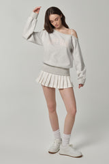 Evening Club Skirt, White