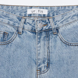 クラシックルックセミワイドデニムパンツ code 18101