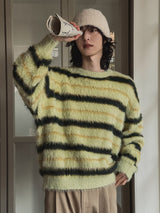 Leni Stripe Angora Knit